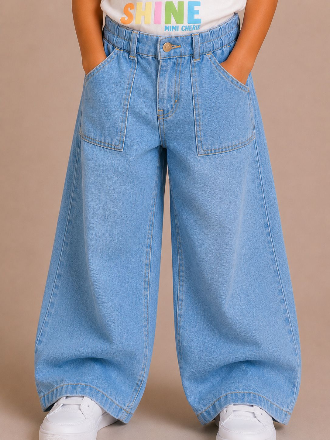Calça Manu infantil com 3 modelos exclusivos